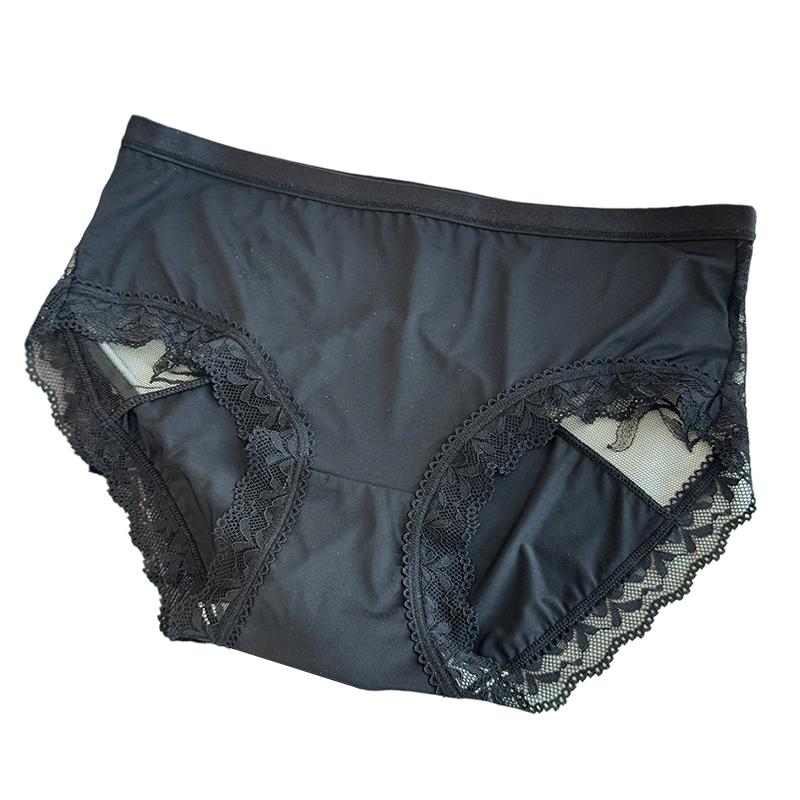 Braga de encaje suave de tiro medio para mujer