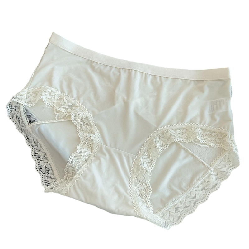 Braga de encaje suave de tiro medio para mujer