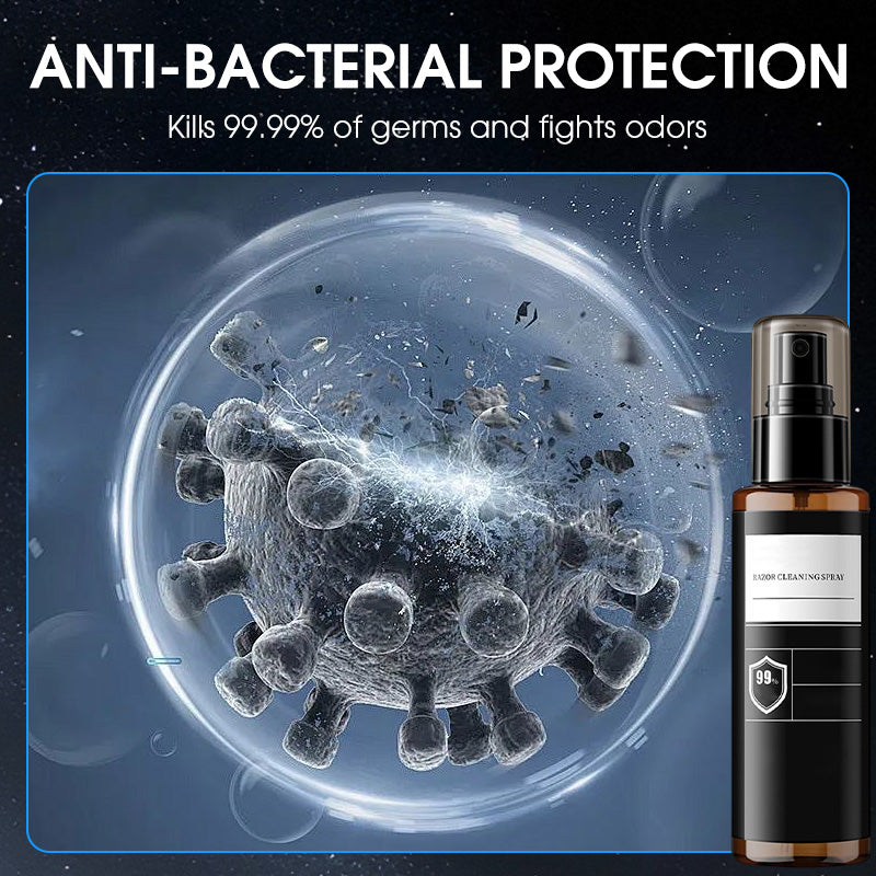 🔥Imprescindible para todos los hombres en 2025🎁 Spray de limpieza rápida y profunda para afeitadoras