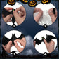 Juego de pegatinas decorativas de murciélagos 3D para Halloween