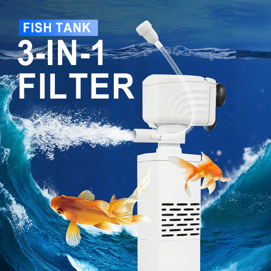 Filtro 3 en 1 para pecera: filtración, oxigenación y bombeo de agua