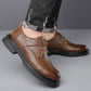 👞 60% DE DESCUENTO! ✨ Zapatos Transpirables de Cuero PU para Hombre – Estilo Retro con Suela Blanda 🌟