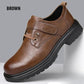 👞 60% DE DESCUENTO! ✨ Zapatos Transpirables de Cuero PU para Hombre – Estilo Retro con Suela Blanda 🌟
