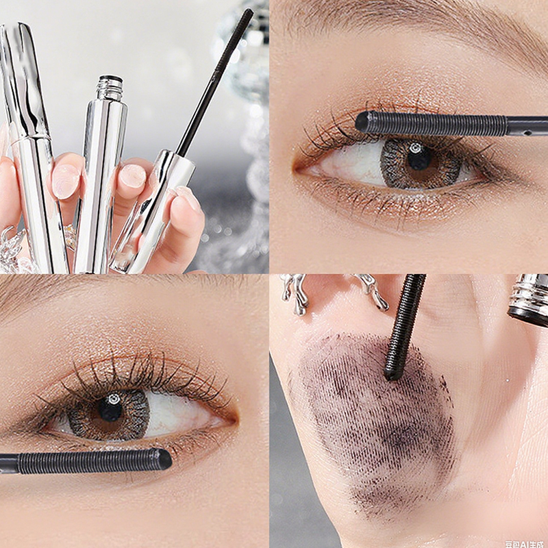 💄 ¡COMPRA 1 LLEVA 2! ✨ Máscara de Pestañas con Fibras Resistente al Agua - Alargamiento y Curva Instantánea sin Grumos para un Look Dramático 🌟👁️