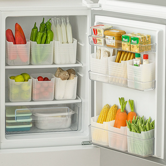 Caja de almacenamiento multifuncional para refrigerador