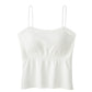 Camisola con tirantes finos para mujer con sujetador incorporado