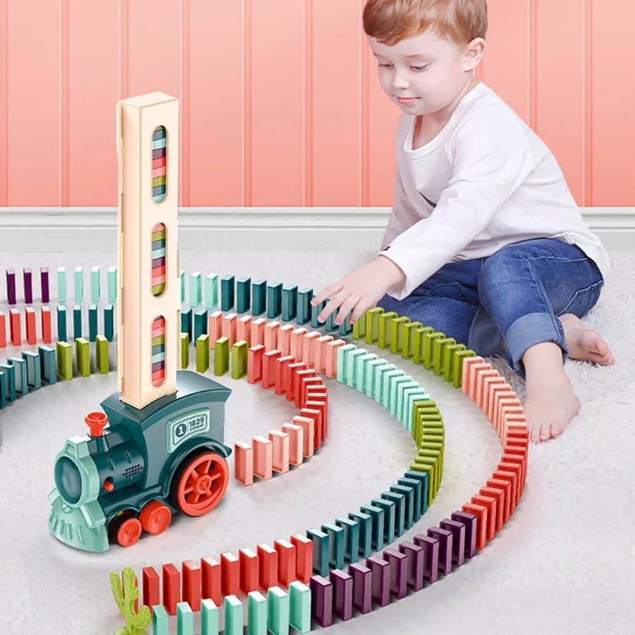 🔥Promoción del último día -- Tren de dominó automático