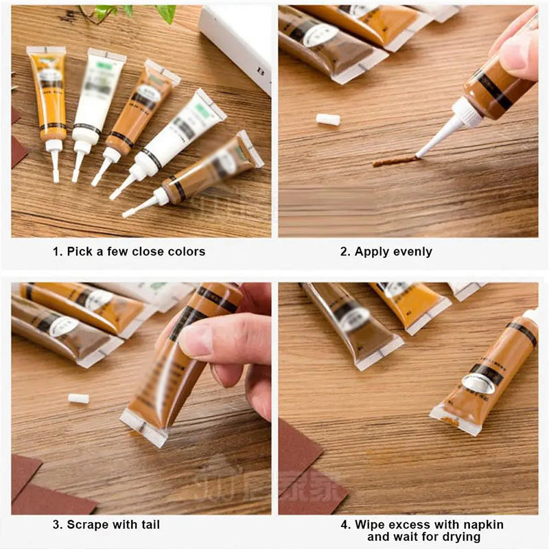 🏠Pintura reparadora de arañazos en muebles de madera