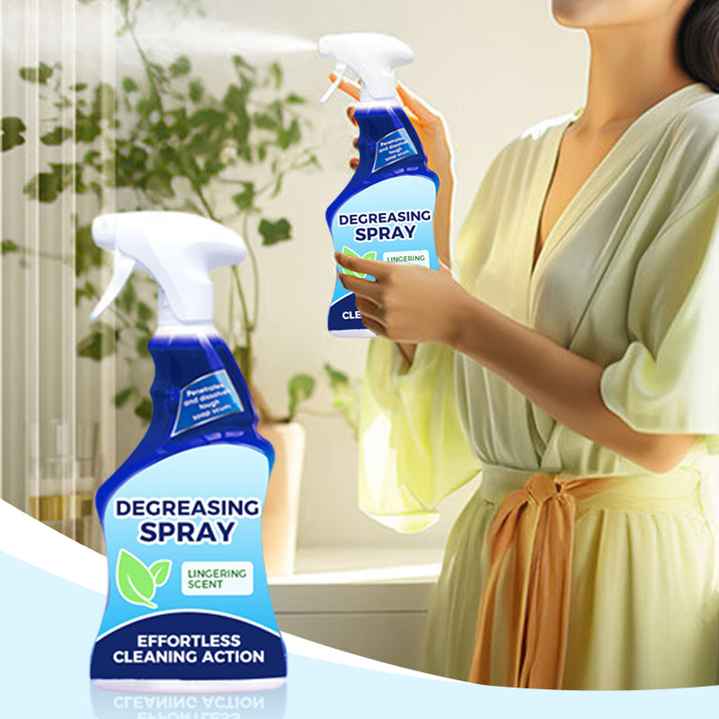 Spray limpiador y desengrasante para baños