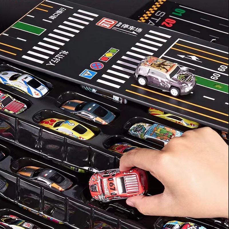🎅 Promoción de Navidad  55 % DE DESCUENTO 🎁 48 mini coches de juguete con garaje incorporado
