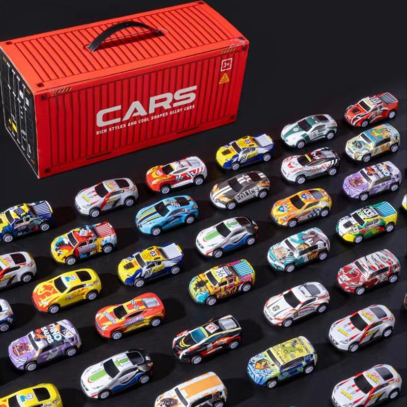 🎅 Promoción de Navidad  55 % DE DESCUENTO 🎁 48 mini coches de juguete con garaje incorporado