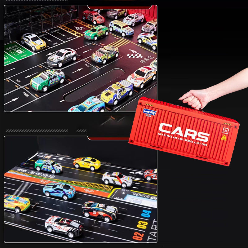 🎅 Promoción de Navidad  55 % DE DESCUENTO 🎁 48 mini coches de juguete con garaje incorporado