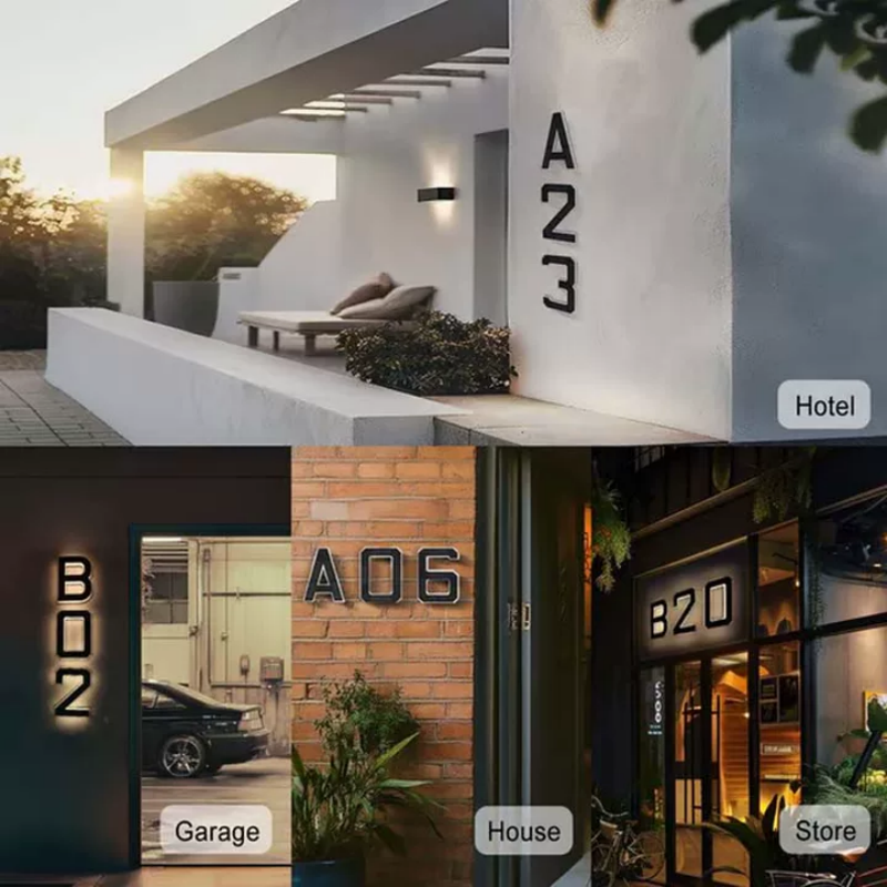 🏠LAST DAY SALE 50% OFF✨Waterproof LED House Numbers for Outside