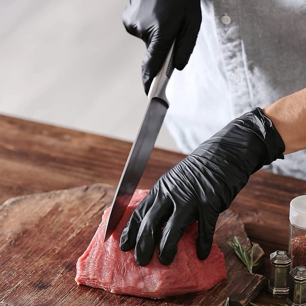 🔥Guantes Desechables de Nitrilo Antideslizantes y Antiarañazos