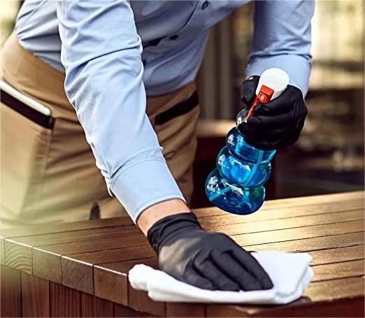 🔥Guantes Desechables de Nitrilo Antideslizantes y Antiarañazos