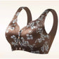 Sujetador push-up estampado sin costuras para mujer