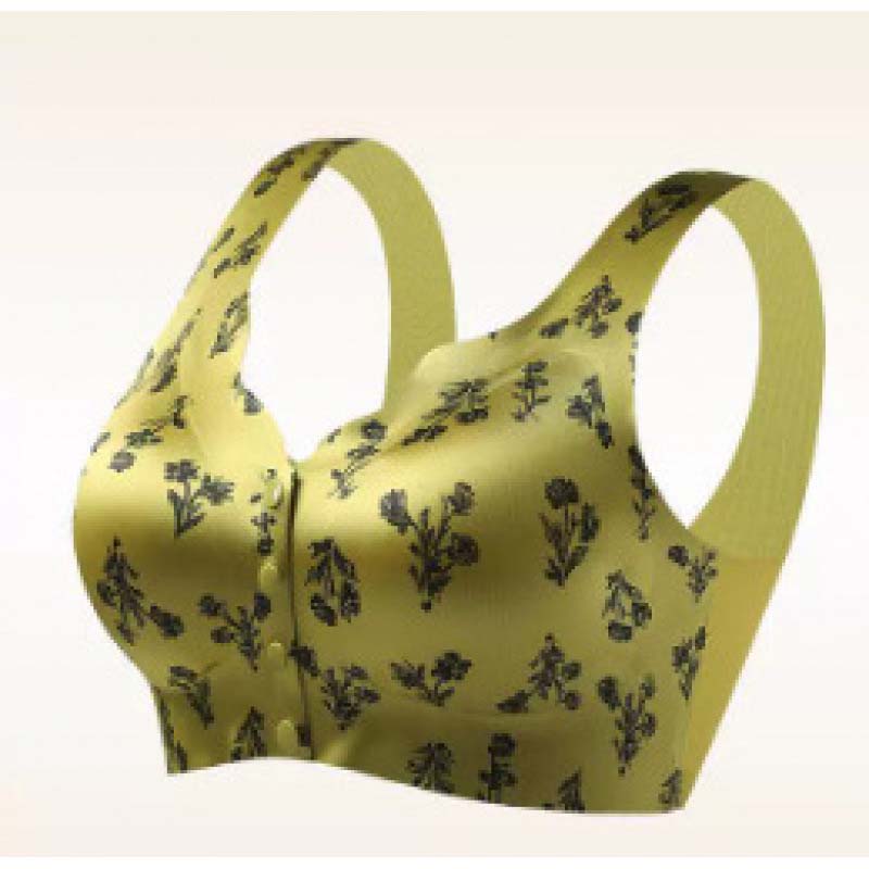 Sujetador push-up estampado sin costuras para mujer