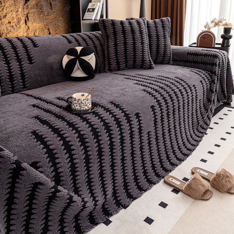 🛋️Funda de sofá suave y antideslizante de felpa