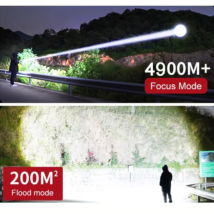 🔥Compre 2 y obtenga 1 gratis🔥 🔦 Linterna Superpotente con Zoom – Iluminación Intensa y Alcance Ajustable ✨