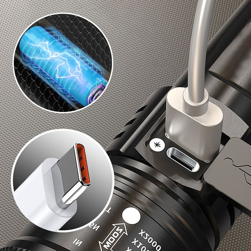 🔦 Linterna superpotente con zoom