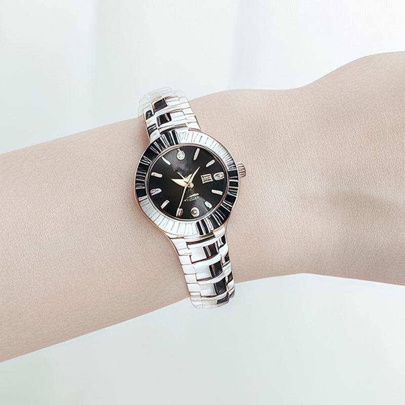 Reloj elegante e impermeable para mujer