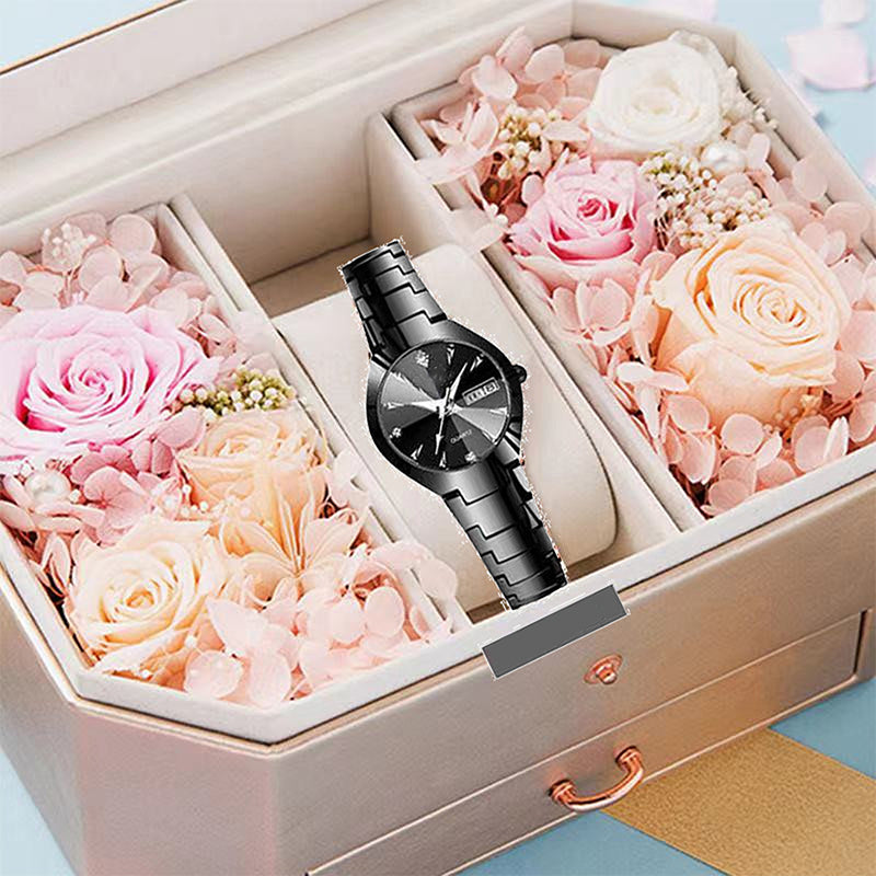Reloj elegante e impermeable para mujer