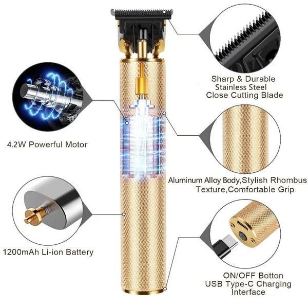 Cortadora de pelo inalámbrica Zero Gapped Trimmer