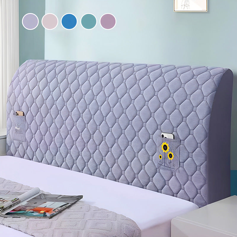 Funda elástica acolchada para cabecero de cama