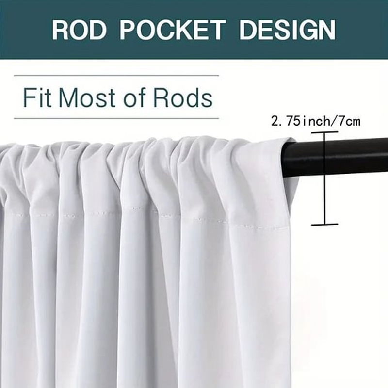 🎄 ¡OFERTA NAVIDAD! 50% en TODO + 🎁❄️🎅Juego de 2 Cortinas de Ventana de Navidad para Decoración del Hogar