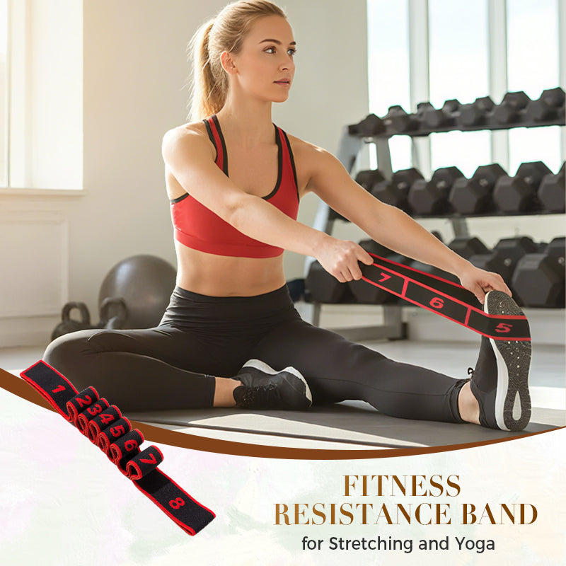 Banda de Resistencia Elástica para Fitness, Yoga y Estiramiento