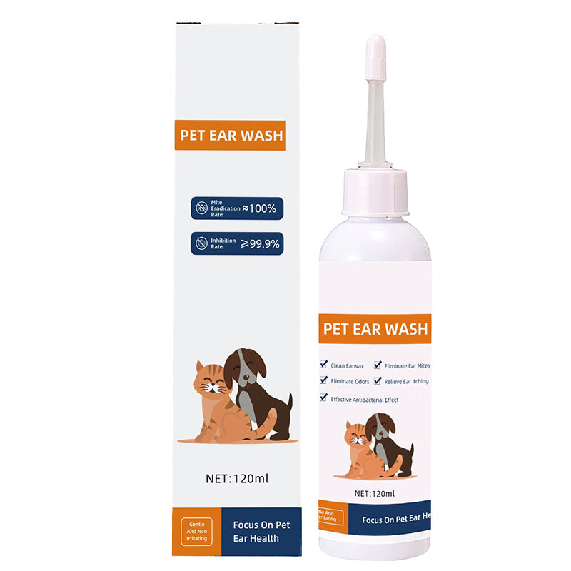 🐾 ¡COMPRA 2 LLEVA 3! ✨ Limpiador de Oídos para Mascotas - Fórmula Suave con Aloe Vera para Prevenir Infecciones y Malos Olores en Perros y Gatos 🌿👂
