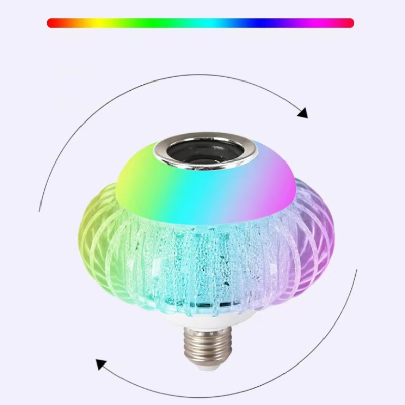 Bombilla LED RGB con Bocina Bluetooth y Control Remoto