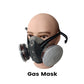 🔥Mascarilla respiratoria integrada a prueba de polvo – Filtros de carbón activado de doble tanque, protección de grado industrial contra gases y polvo 🛡️🔥