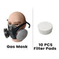 🔥Mascarilla respiratoria integrada a prueba de polvo – Filtros de carbón activado de doble tanque, protección de grado industrial contra gases y polvo 🛡️🔥