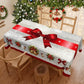 Mantel estampado navideño con estilo