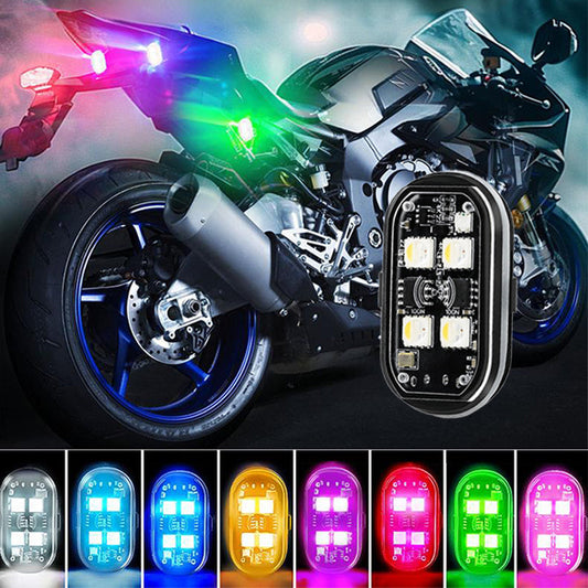 📢📢¡50% DE DESCUENTO!⏰⏰Luz de advertencia LED portátil para coche con mando a distancia