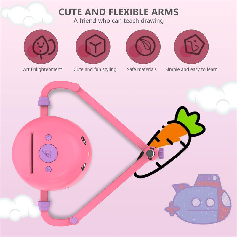 🔥Oferta navideña por tiempo limitado: ¡50 % de descuento!🔥Robot de dibujo interactivo para niños con 100 tarjetas