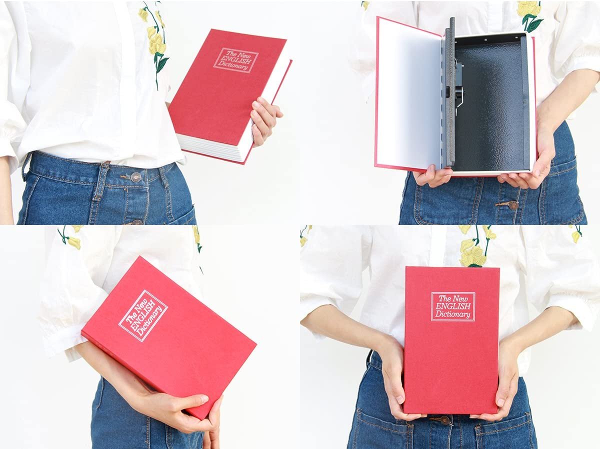 🔑Caja fuerte secreta en forma de libro💵