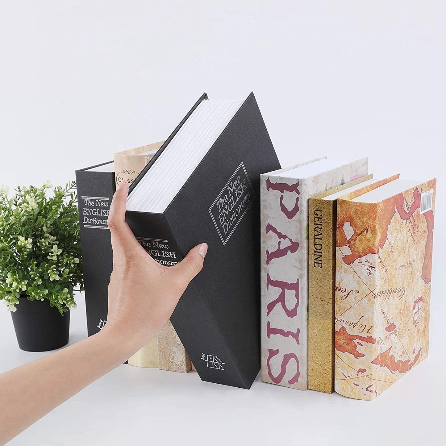 🔑Caja fuerte secreta en forma de libro💵