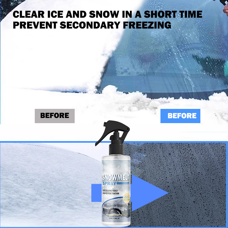 🚗¡COMPRA 2 Y LLÉVATE 1 GRATIS!❄️ Spray descongelante de invierno para parabrisas de coche