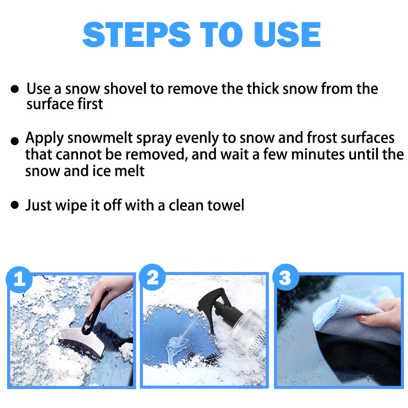 🚗¡COMPRA 2 Y LLÉVATE 1 GRATIS!❄️ Spray descongelante de invierno para parabrisas de coche