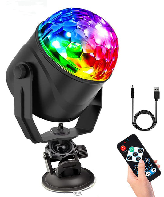 Bola de discoteca Colorida Bola mágica giratoria luminosa