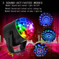 Bola de discoteca Colorida Bola mágica giratoria luminosa