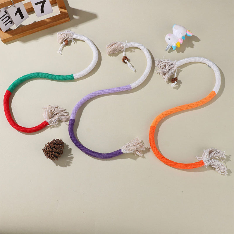 🔥ÚLTIMO DÍA 49% DE DESCUENTO😻Juguete de cuerda masticable: limpiador dental natural y seguro para gatos de interior.