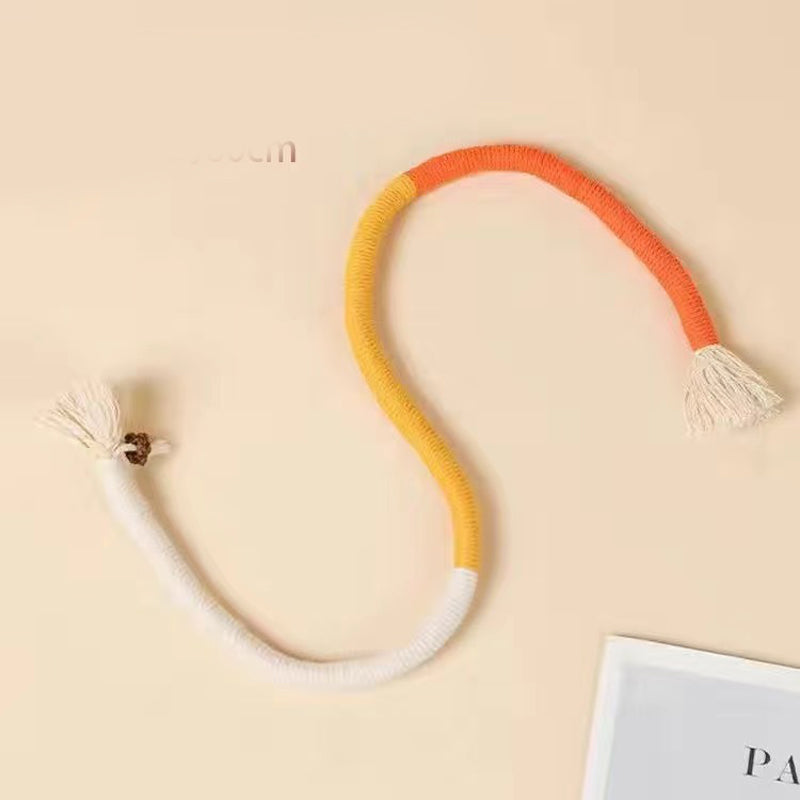 🔥ÚLTIMO DÍA 49% DE DESCUENTO😻Juguete de cuerda masticable: limpiador dental natural y seguro para gatos de interior.