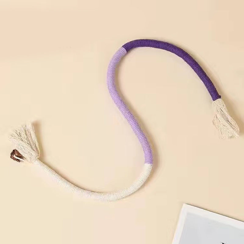 🔥ÚLTIMO DÍA 49% DE DESCUENTO😻Juguete de cuerda masticable: limpiador dental natural y seguro para gatos de interior.
