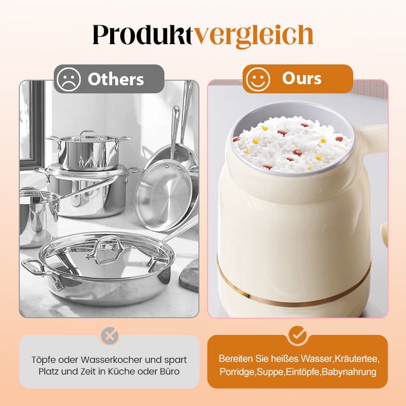 ⏳Oferta navideña por tiempo limitado: 50 % de descuento⏰Taza eléctrica portátil multifuncional para cocinar