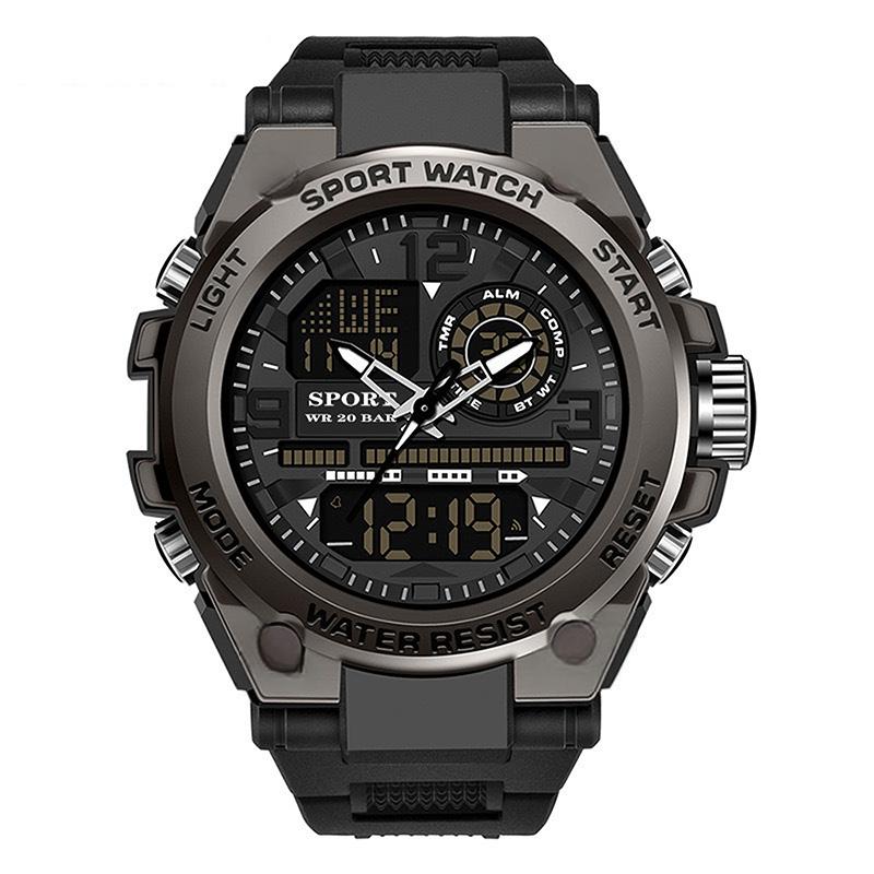 Reloj Deportivo para Hombre Resistente al Agua con Pantalla Luminosa