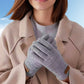 Guantes térmicos de punto cálidos compatibles con pantallas táctiles