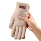 Guantes térmicos de punto cálidos compatibles con pantallas táctiles